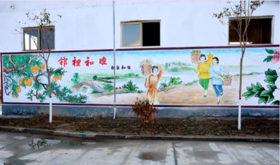 龙泉乡镇文化墙 乡风文明焕发新活力