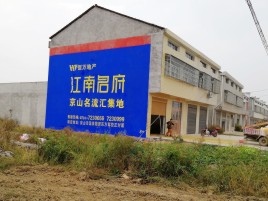 龙泉农村墙体广告在不同形式上面展现的不同特色